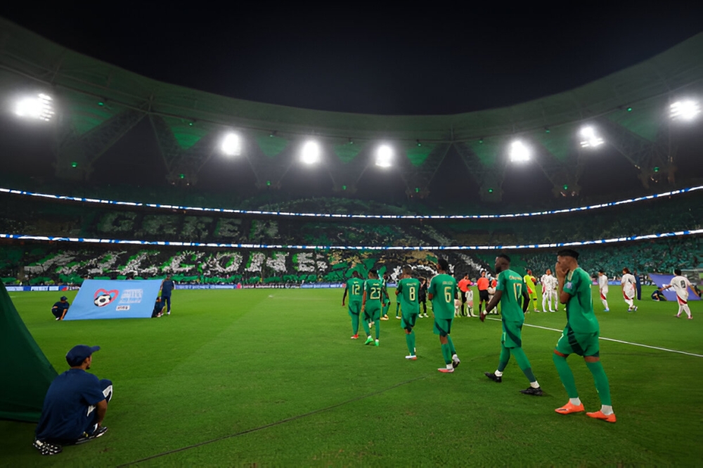 جمهور الأخضر العلامة الكاملة في دعم المنتخب