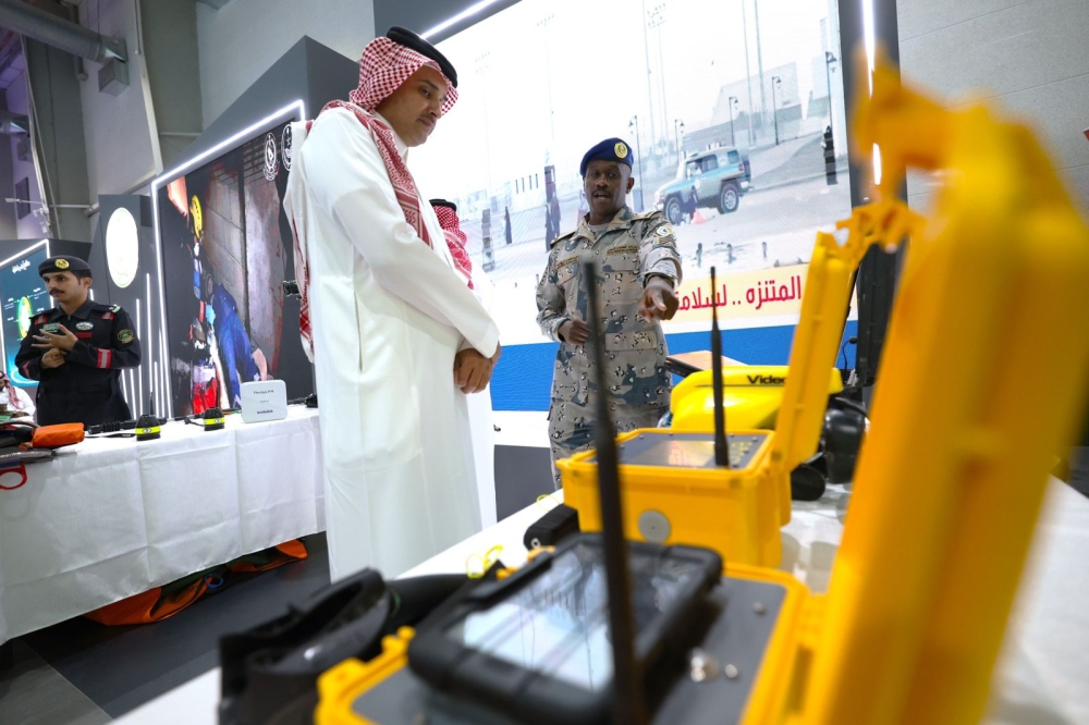 صور  تفاصيل مشاركات جناح وزارة الداخلية في ملتقى الصحة العالمي