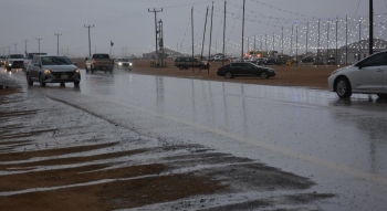 هطول أمطار على أجزاء من الرياض - واس