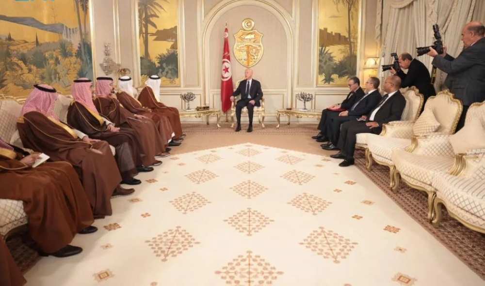 الرئيس التونسي يستقبل وزير الاستثمار- واس