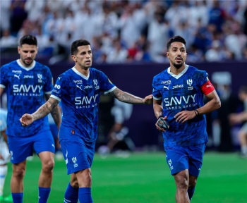 غياب ثنائي من الهلال عن مباراة الخليج في روشن