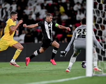 موقف عبدالرزاق حمدالله من مباراة الشباب والهلال في روشن