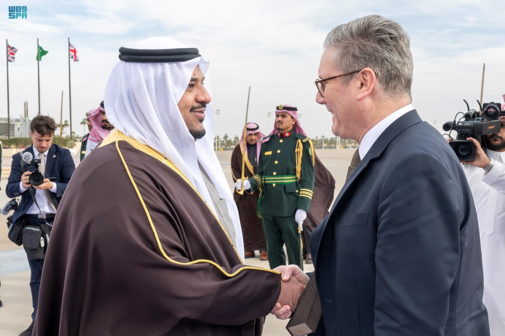 رئيس الوزراء البريطاني يصل الرياض- واس 