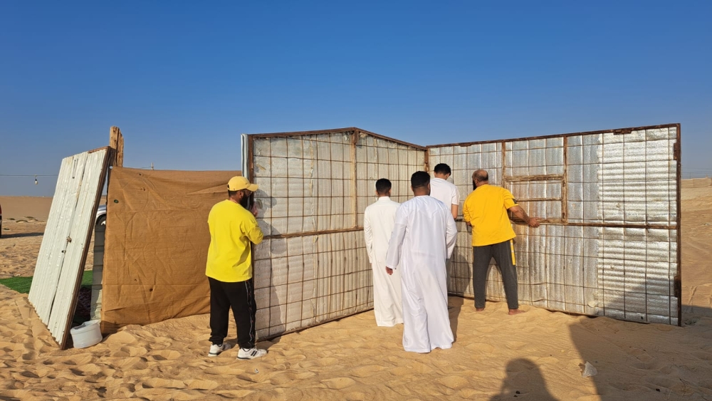  المواقع البرية في المنطقة الشرقية إقبالًا كبيرًا من الأهالي مع انخفاض درجات الحرارة