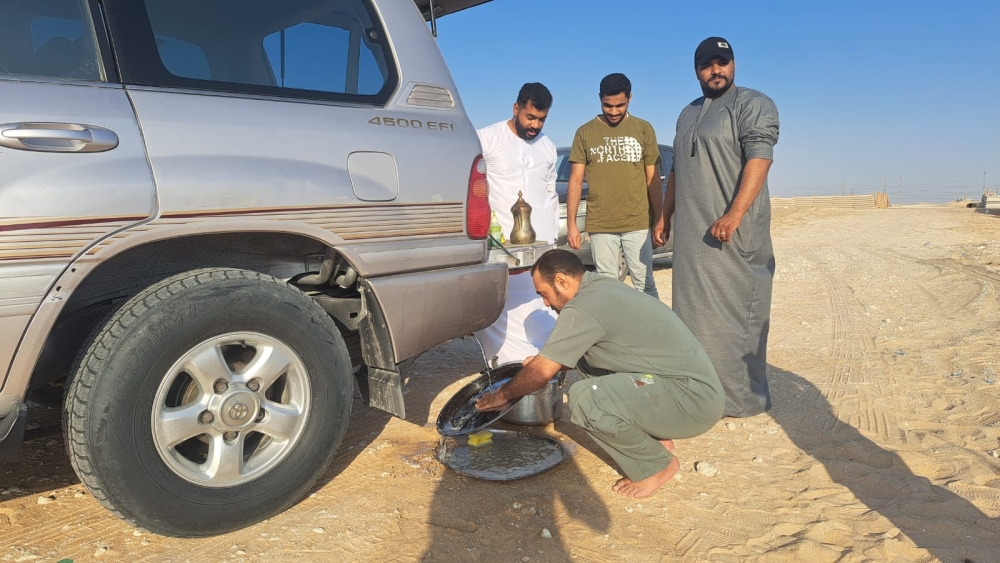  المواقع البرية في المنطقة الشرقية إقبالًا كبيرًا من الأهالي مع انخفاض درجات الحرارة