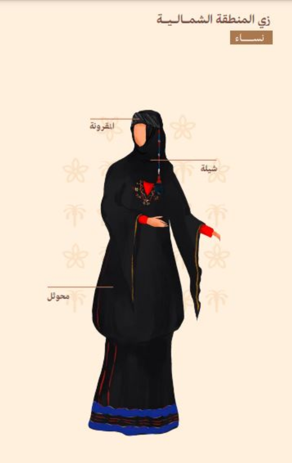 أزياء المنطقة الشمالية - موقع يوم التأسيس