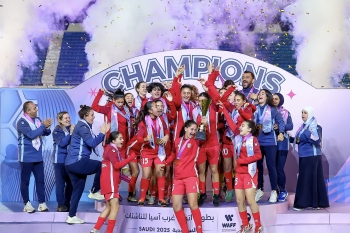 لمياء بن بهيان تتوج منتخب لبنان بذهب غرب آسيا للناشئات