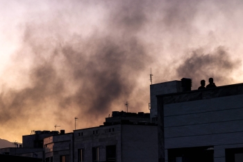 إصابة شخص في ضربة إسرائيلية استهدفت قاعدة عسكرية جنوب طهران - أ ف ب