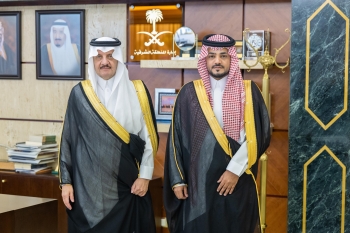 أمير الشرقية يستقبل مدير نادي منسوبي وزارة الداخلية المعين بالمنطقة - اليوم