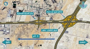  بدء إغلاق جزئي لطريق 