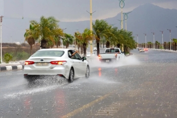 أمطار غزيرة على أجزاء من 4 مناطق اليوم الأربعاء - واس