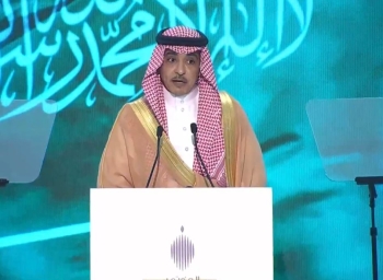 وزير الإعلام خلال كلمته