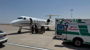  نقل 3 مواطنين للمملكة من الكويت عبر طائرة الإخلاء الطبي 