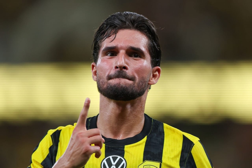 إصابة قوية لـ حسام عوار في مباراة الاتحاد والنصر