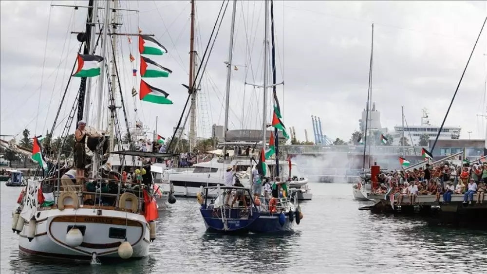 إسطول المساعدات لغزة يواصل مساره رغم 