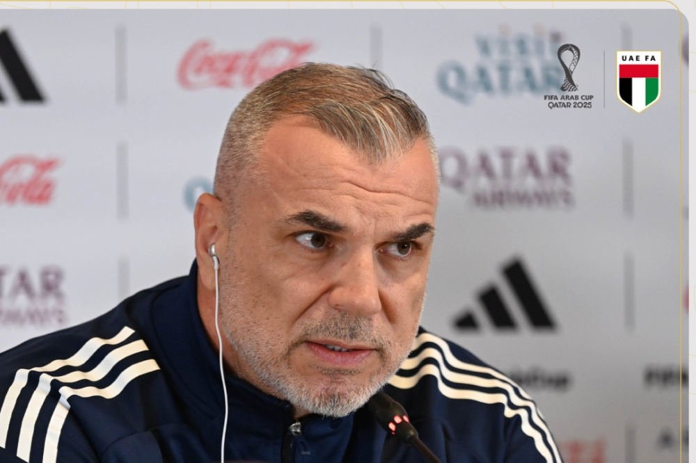 كوزمين مدرب الإمارات: المنتخب الكويتي ليس سهلاً.. ونتطلع للتأهل