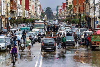 إجلاء 50 ألف شخص تحسبًا لفيضانات في المغرب - أ ف ب