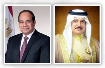 ملك البحرين والرئيس المصري يبحثان القضايا الإقليمية - وكالة أنباء البحرين