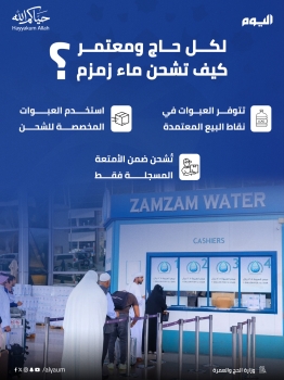 لكل حاج ومعتمر.. كيف تشحن ماء زمزم؟ 