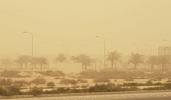 أتربة مثارة على أجزاء من المنطقة الشرقية اليوم الجمعة - وكالات