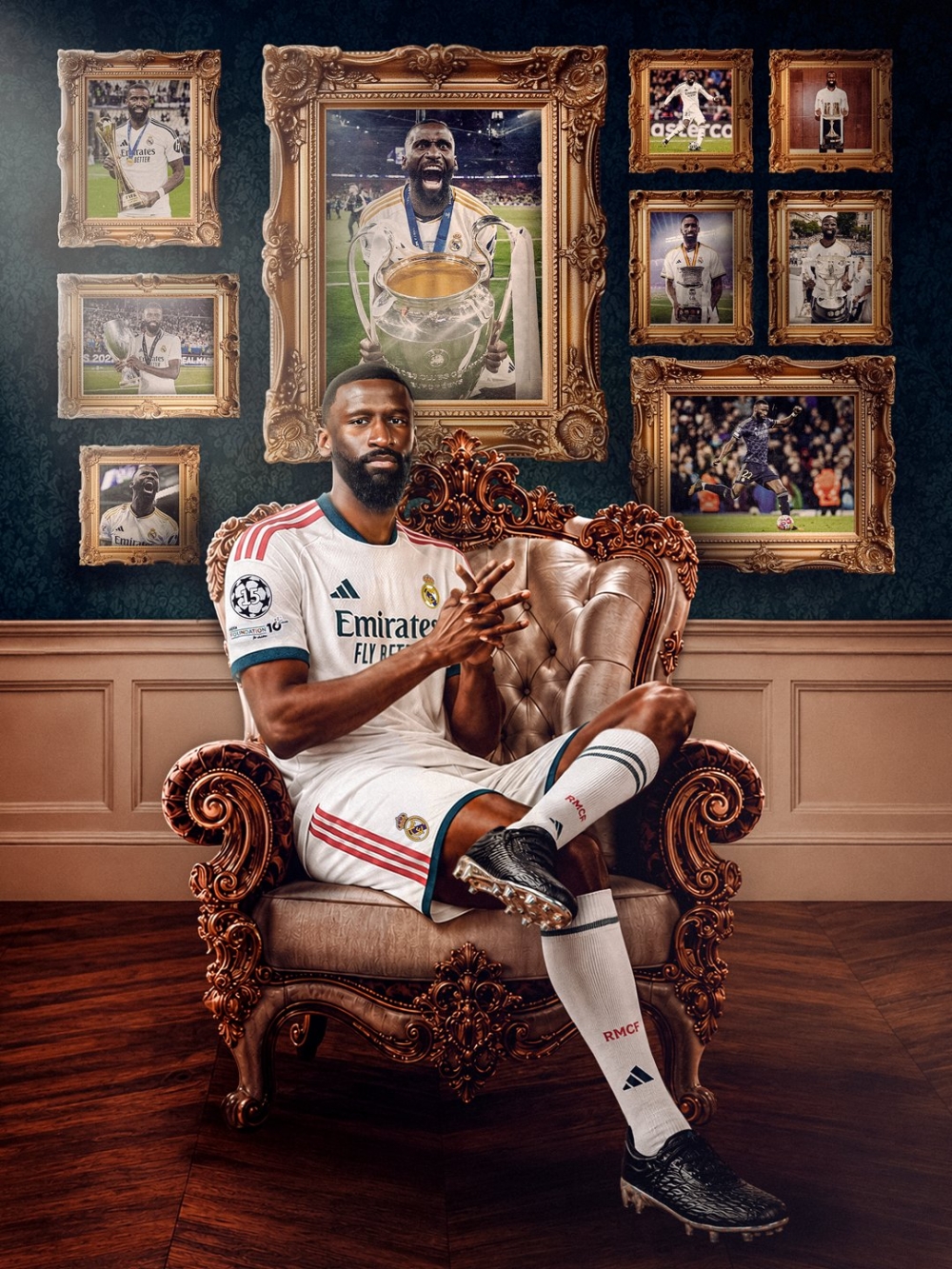 عاجل ..  ريال مدريد يمدد عقد مدافعه روديغر