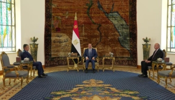 "السيسي" يؤكد دعم مصر الكامل لترشيح نبيل فهمي أمينًا للجامعة العربية