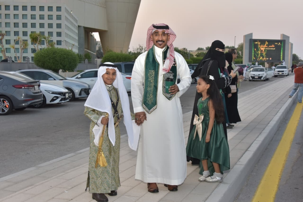 شاهد| مشاعر وطنية تملأ احتفالات اليوم الوطني السعودي