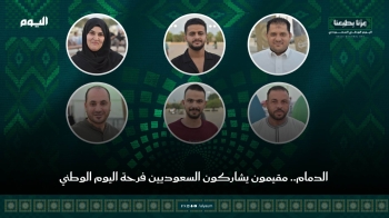 فيديو.. مقيمون يشاركون السعوديين فرحة اليوم الوطني 