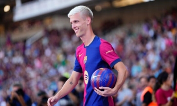 برشلونة يخسر أولمو لمدة شهر بسب بالإصابة