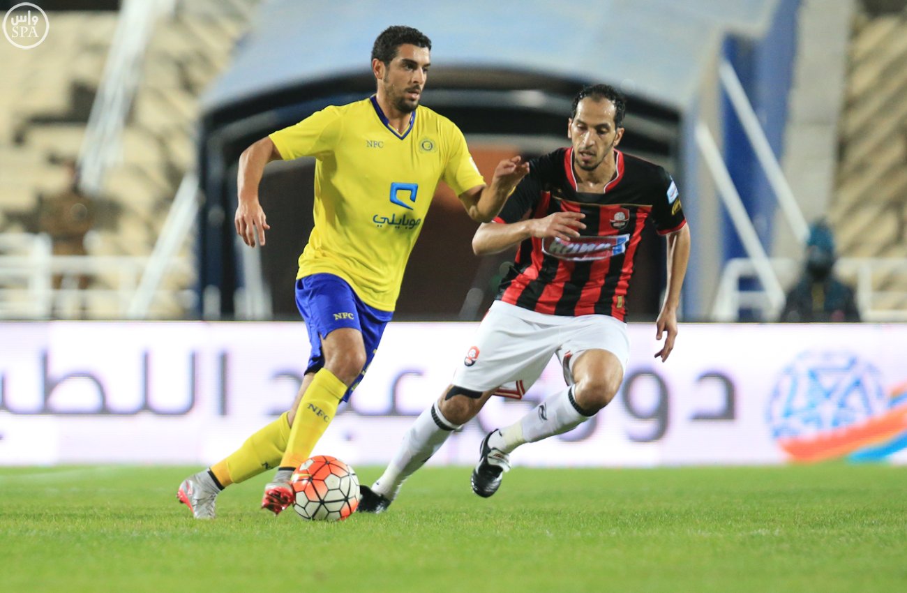 الرائد يتعادل مع النصر في الدوري السعودي للمحترفين
