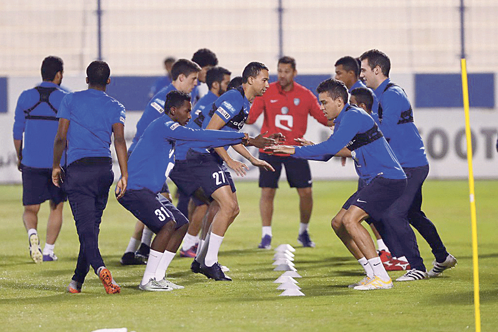 الهلال يكثف تدريباته للرائد دون الدوليين