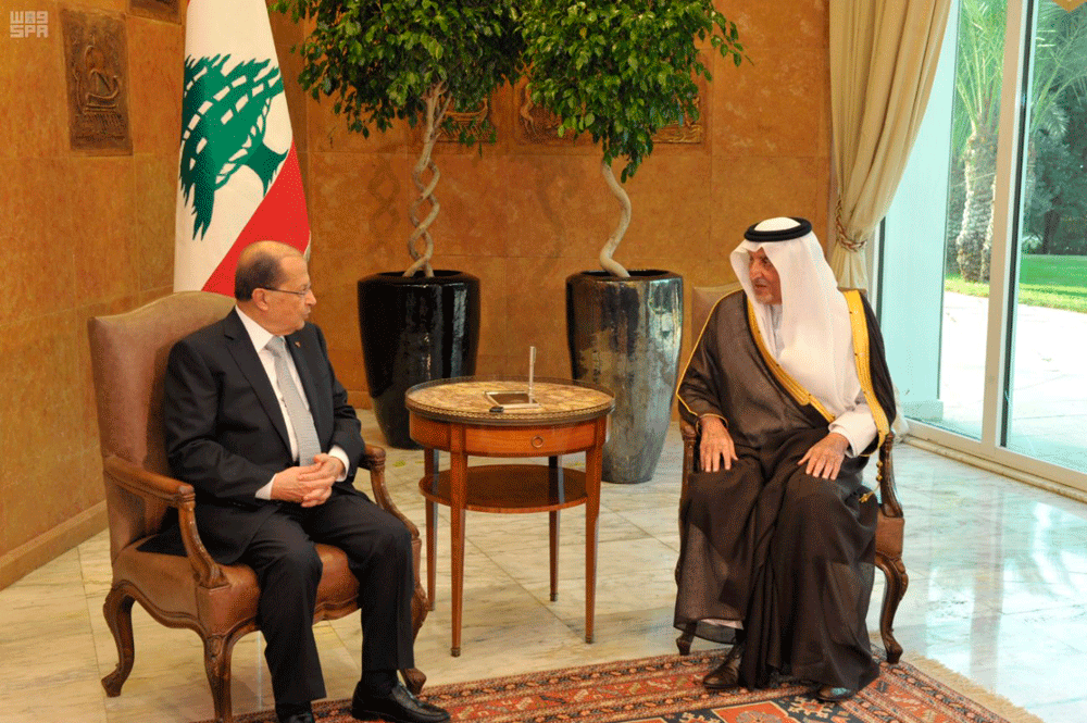 خادم الحرمين يدعو الرئيس اللبناني لزيارة المملكة في أقرب فرصة