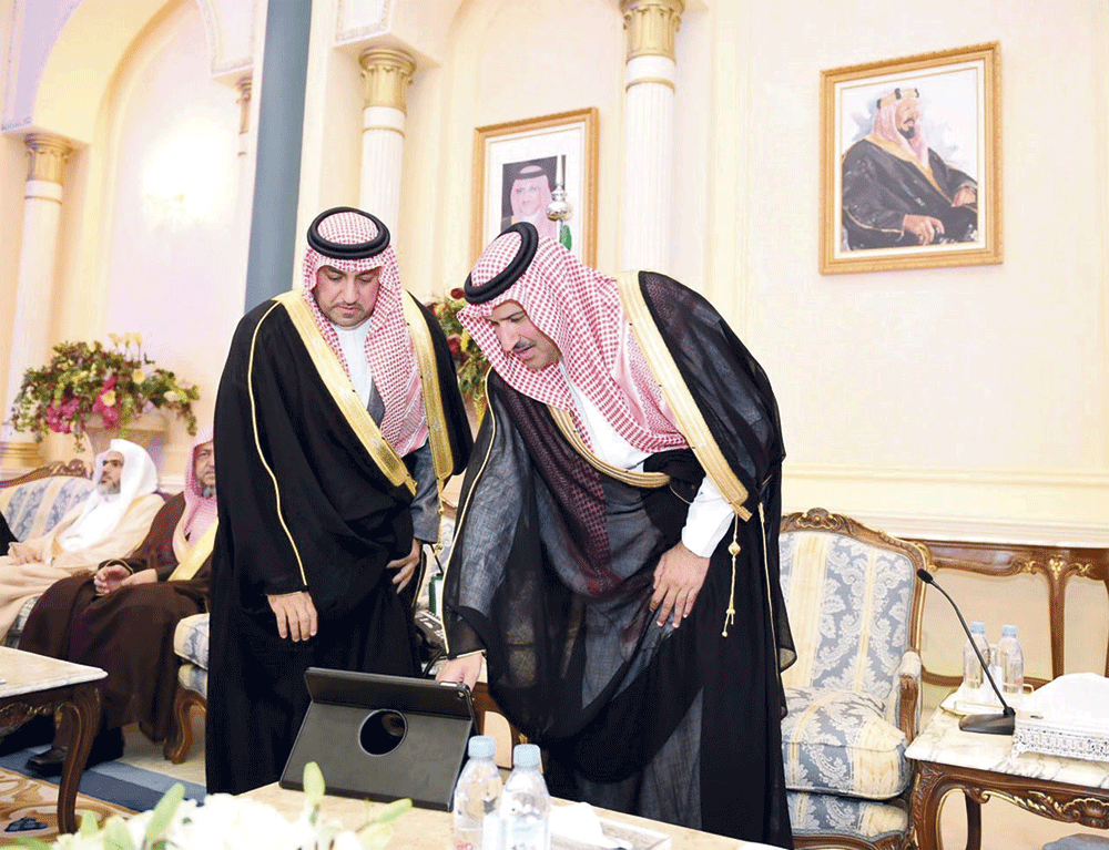  الأمير فيصل بن سلمان والأمير تركي بن عبدالله يدشنان المركز 