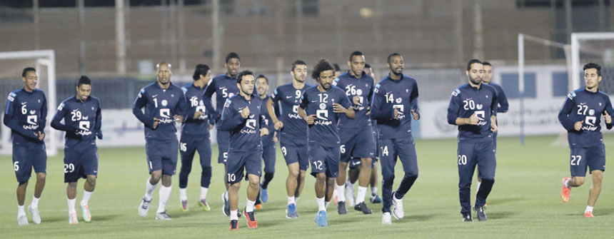 الهلال استأنف تدريباته استعداداً للديربي 