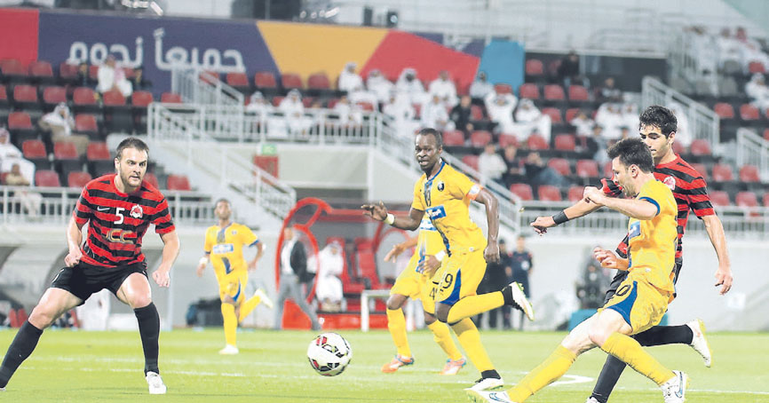 التعاون يخوض مباراة حاسمة أمام النصر الإماراتي 